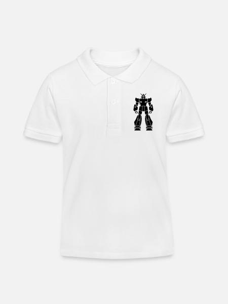 Gundam_1 - Polo enfant bio Stanley/Stella - blanc