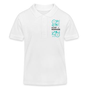 Ich kann nicht, ich habe den Mont Ventoux - Kinder Organic Poloshirt Mini Sprinter von Stanley/Stella - Weiß - Vorne