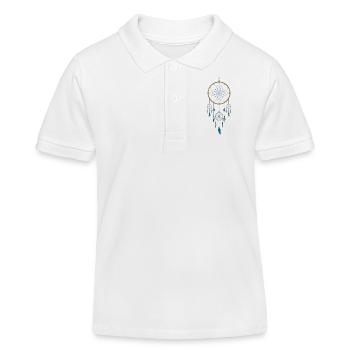 attrape-rêves - Polo enfant bio Stanley/Stella - blanc - Devant