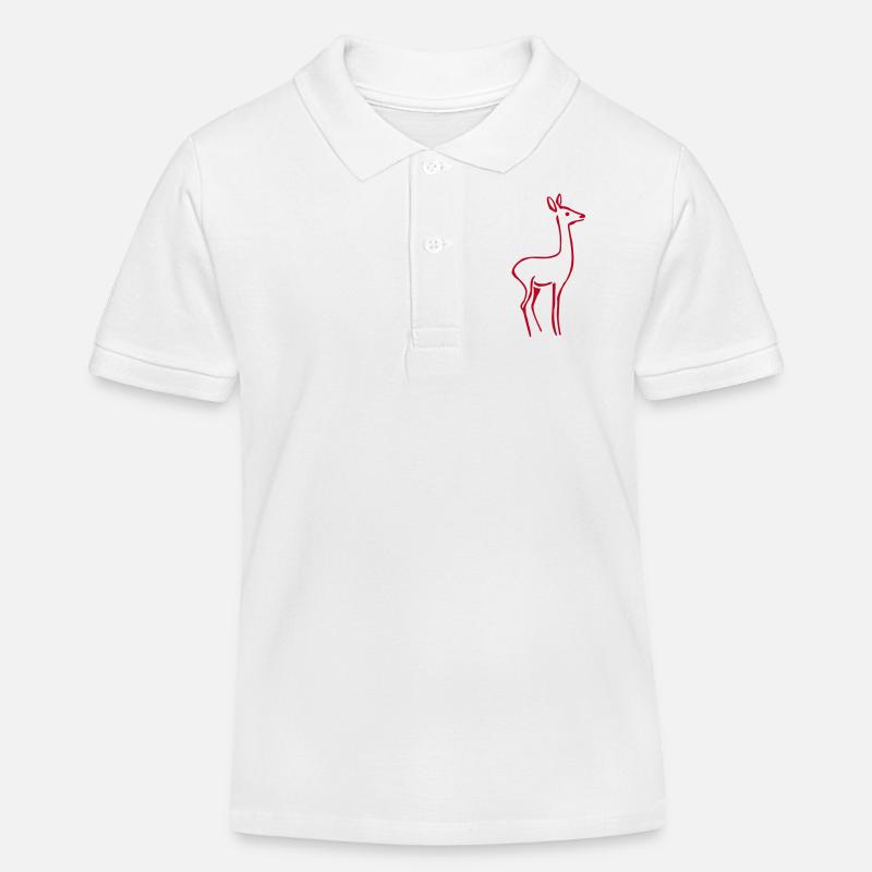 Biche - Polo enfant bio Stanley/Stella - blanc