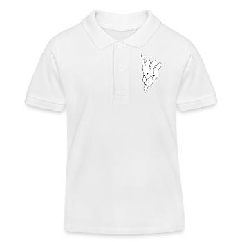 rabbit - Kids Organic Polo Shirt by Stanley/Stella - white - Front