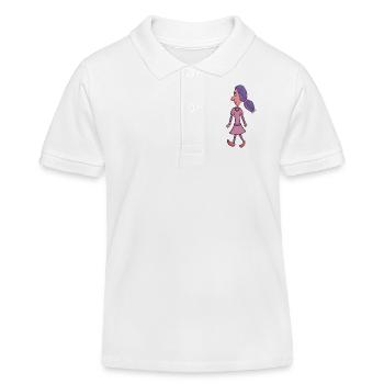 The Nose Family - Kids Organic Polo Shirt by Stanley/Stella - white - Front