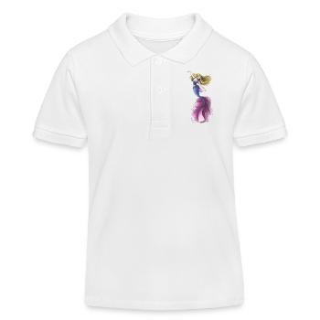 Mermaid - Kids Organic Polo Shirt by Stanley/Stella - white - Front