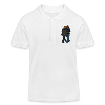 Amitié - Polo enfant bio Stanley/Stella - blanc - Devant