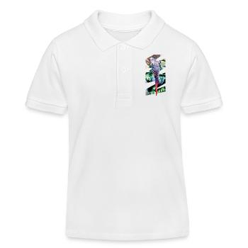 Perruque - Polo enfant bio Stanley/Stella - blanc - Devant