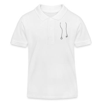 kopfhoerer3 - Kids Organic Polo Shirt by Stanley/Stella - white - Front