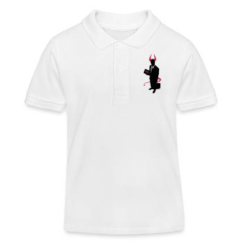 L'avocat du diable - Polo enfant bio Stanley/Stella - blanc - Devant