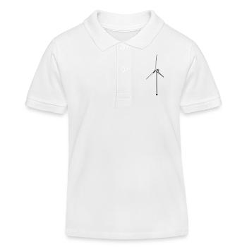 Windrad - Kinder Organic Poloshirt Mini Sprinter von Stanley/Stella - Weiß - Vorne