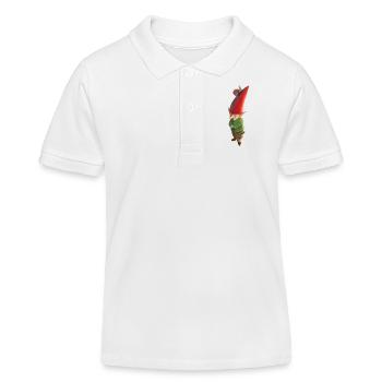 Gentil petit lutin - Polo enfant bio Stanley/Stella - blanc - Devant