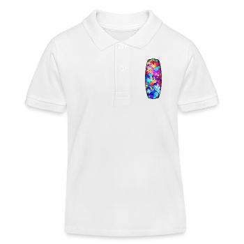 Planche de surf, Sports nautiques, Wakeboard, Surf, Ski nautique - Polo enfant bio Stanley/Stella - blanc - Devant