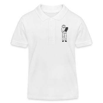 Imker - Kinder Organic Poloshirt Mini Sprinter von Stanley/Stella - Weiß - Vorne