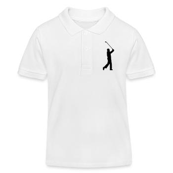 Golfeur - Polo enfant bio Stanley/Stella - blanc - Devant
