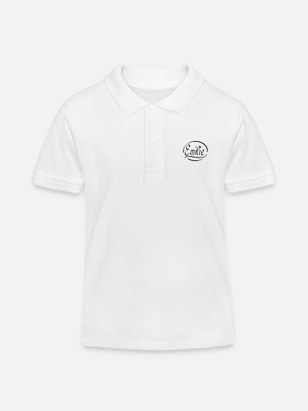 Emilie - Polo enfant bio Stanley/Stella - blanc