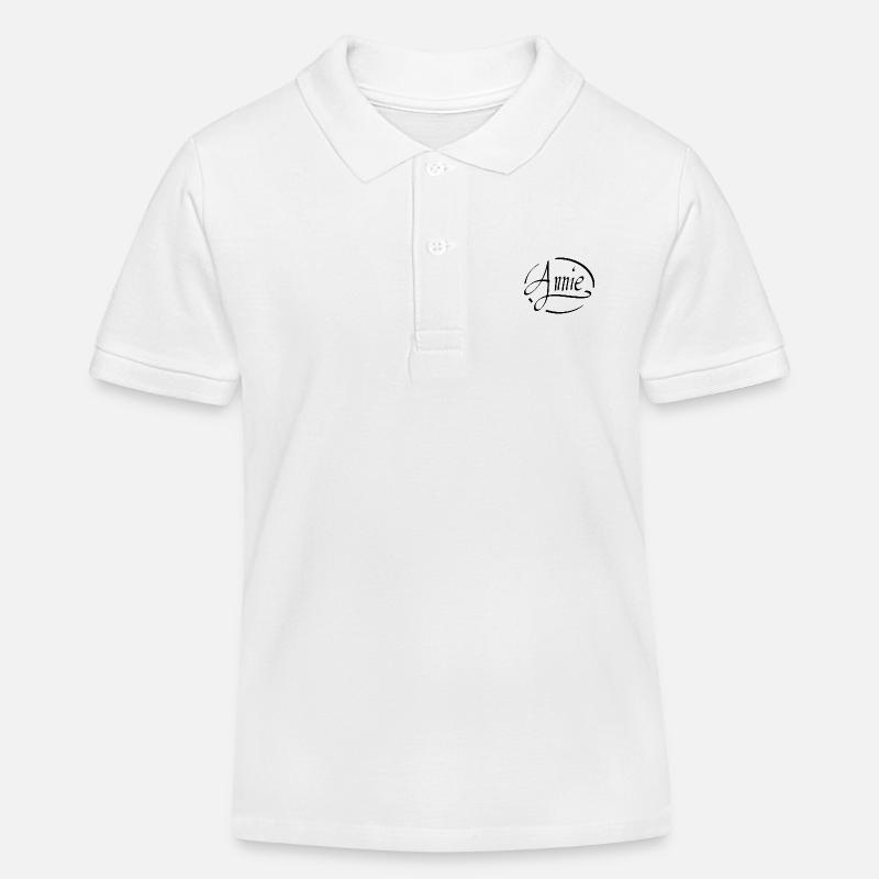 Annie - Polo enfant bio Stanley/Stella - blanc