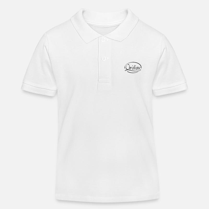 Christiane - Polo enfant bio Stanley/Stella - blanc