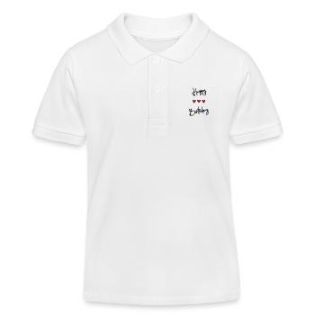 ALLES GUTE ZUM GEBURTSTAG!. ALLES GUTE ZUM GEBURTSTAG!. JAHRESTAG. - Kinder Organic Poloshirt Mini Sprinter von Stanley/Stella - Weiß - Vorne