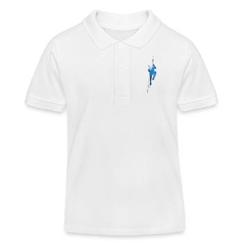 Seil Mann - Kinder Organic Poloshirt Mini Sprinter von Stanley/Stella - Weiß - Vorne