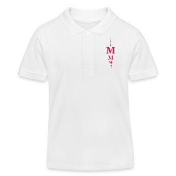 M girl - Kinder Organic Poloshirt Mini Sprinter von Stanley/Stella - Weiß - Vorne