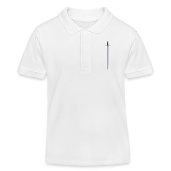 Épée - Polo enfant bio Stanley/Stella - blanc - Devant