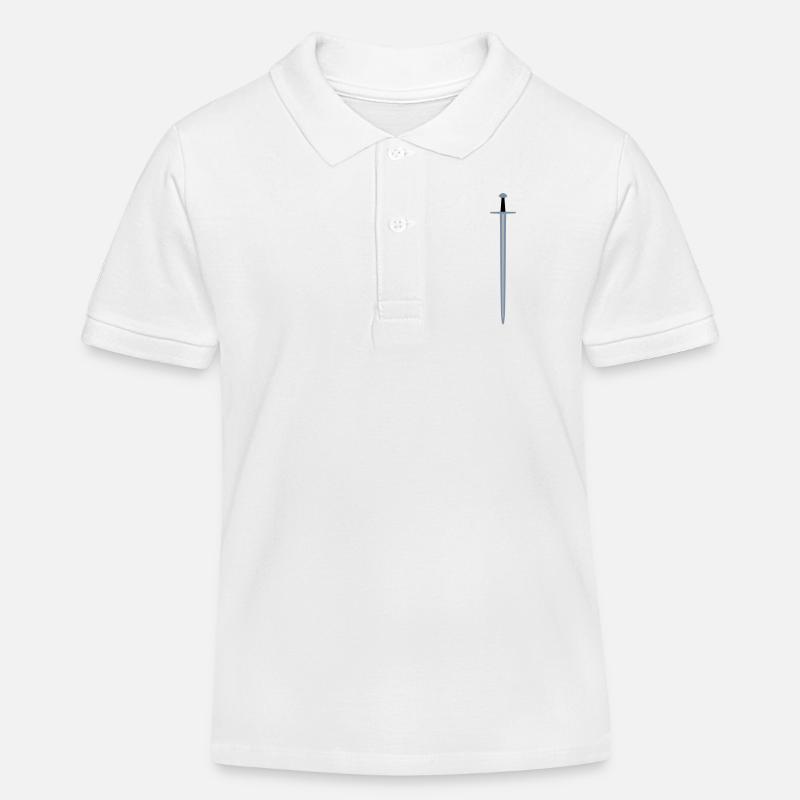 Épée - Polo enfant bio Stanley/Stella - blanc