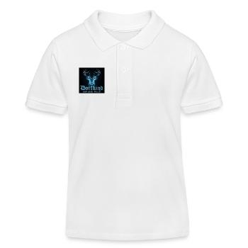Cerf village enfant & fier de lui Mode costume traditionnel, village - Polo enfant bio Stanley/Stella - blanc - Devant