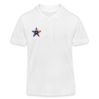 Étoile de mer pour les fans de créatures marines Idée cadeau vacances - Polo enfant bio Stanley/Stella - blanc - Devant