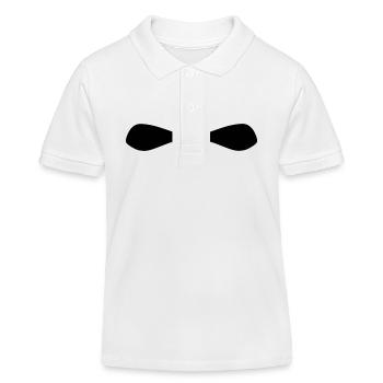 linie form symbol rund - Kinder Organic Poloshirt Mini Sprinter von Stanley/Stella - Weiß - Vorne
