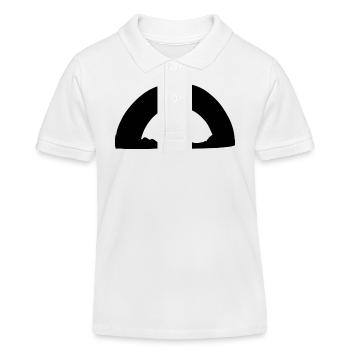 Arc Symbole Forme Herbe Ligne - Polo enfant bio Stanley/Stella - blanc - Devant