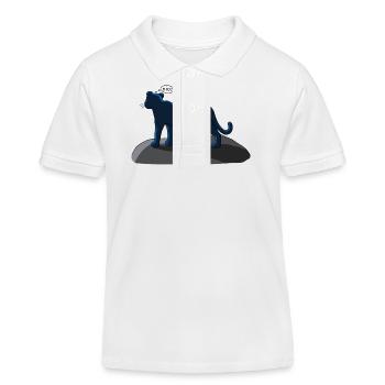 Panther from "Kojo in Hand Surgery" - Kids Organic Polo Shirt by Stanley/Stella - white - Front