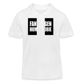 fans gegen homophobie - Kinder Organic Poloshirt Mini Sprinter von Stanley/Stella - Weiß - Vorne
