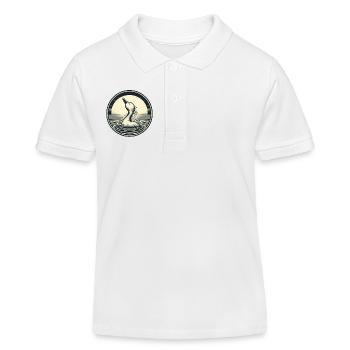 Water Bird Gifts - Kids Organic Polo Shirt by Stanley/Stella - white - Front