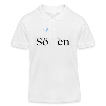 Sölden - Alpen - Tirol - Skiurlaub - Ötztal - Kinder Organic Poloshirt Mini Sprinter von Stanley/Stella - Weiß - Vorne