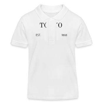Tokyo - Japon - Tokyo - Souvenir - Cadeau - Polo enfant bio Stanley/Stella - blanc - Devant