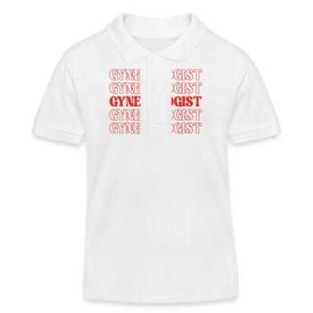 Gynäkologin Fachärztin für Frauengesundheit - Kinder Organic Poloshirt Mini Sprinter von Stanley/Stella - Weiß - Vorne