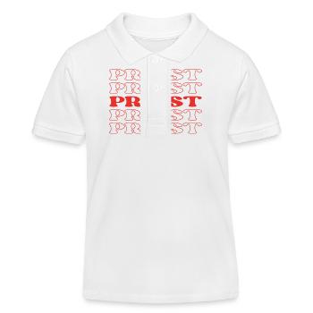 Lustige Anerkennungszitate für Priester - Kinder Organic Poloshirt Mini Sprinter von Stanley/Stella - Weiß - Vorne
