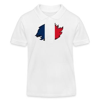 Français Français France - Polo enfant bio Stanley/Stella - blanc - Devant