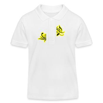 Notes de musique Symbole Musique - Polo enfant bio Stanley/Stella - blanc - Devant