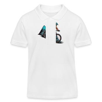 VTT Sports VTT - Polo enfant bio Stanley/Stella - blanc - Devant
