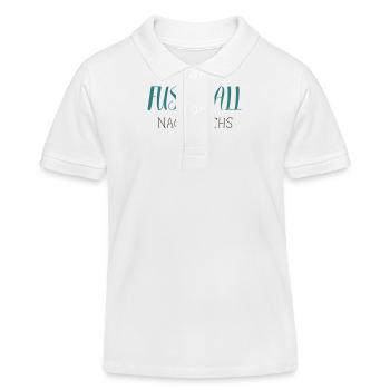 Fußball Nachwuchs - Kinder Organic Poloshirt Mini Sprinter von Stanley/Stella - Weiß - Vorne