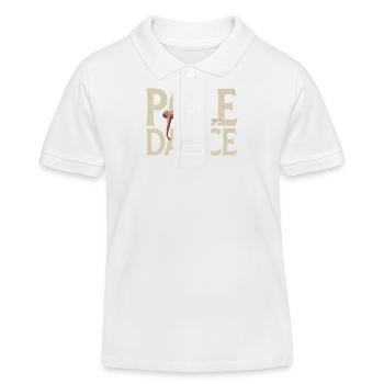 Pole Dance Pole Tänzerin Stangentanz - Kinder Organic Poloshirt Mini Sprinter von Stanley/Stella - Weiß - Vorne