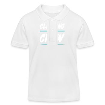 Climbing Crew - Kinder Organic Poloshirt Mini Sprinter von Stanley/Stella - Weiß - Vorne