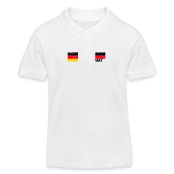 Bonn Allemagne Drapeau - Polo enfant bio Stanley/Stella - blanc - Devant