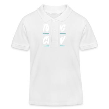 Tuning Crew - Kinder Organic Poloshirt Mini Sprinter von Stanley/Stella - Weiß - Vorne