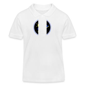 Photovoltaik Anlage Symbol Solar Energie - Kinder Organic Poloshirt Mini Sprinter von Stanley/Stella - Weiß - Vorne