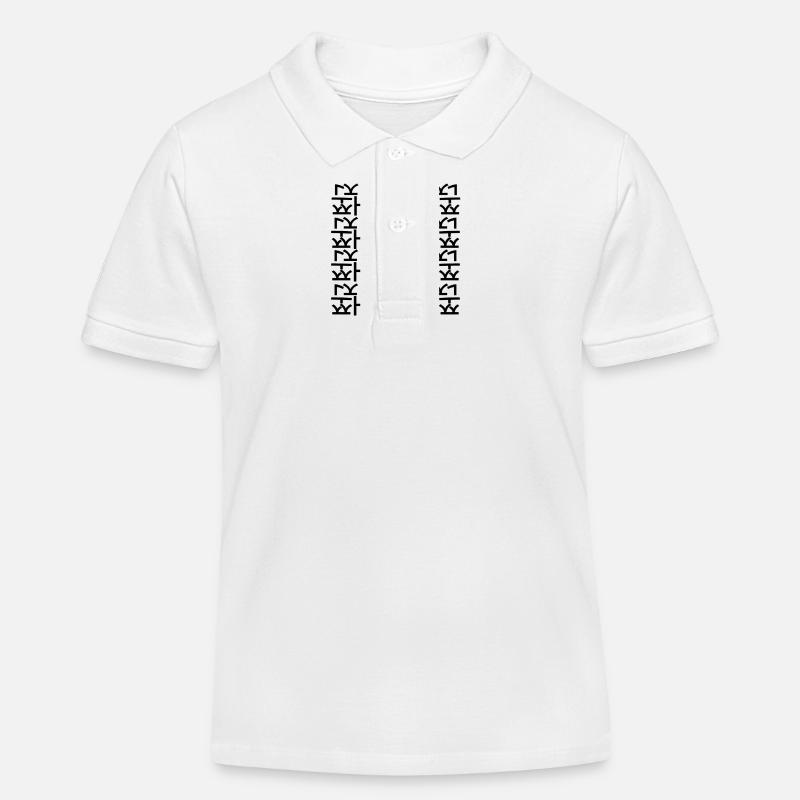 Type H unique - Polo enfant bio Stanley/Stella - blanc