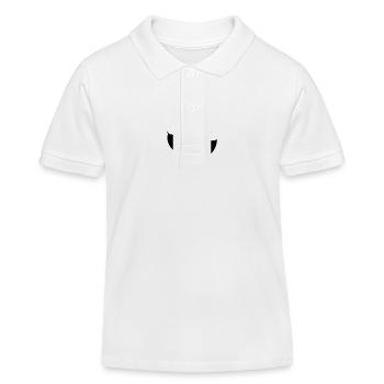 vier Blätter blatt symbol muster - Kinder Organic Poloshirt Mini Sprinter von Stanley/Stella - Weiß - Vorne