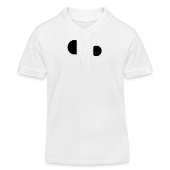 drei kreise kreis - Kinder Organic Poloshirt Mini Sprinter von Stanley/Stella - Weiß - Vorne