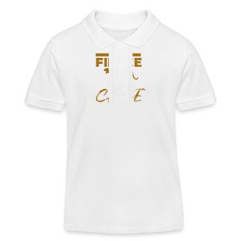 Tiger - Africa - Wilderness - Nature Conservation - Kids Organic Polo Shirt by Stanley/Stella - white - Front