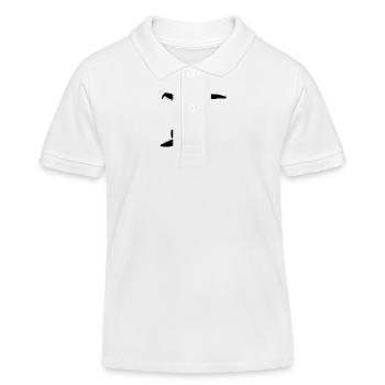 Saut wingfoil - Polo enfant bio Stanley/Stella - blanc - Devant