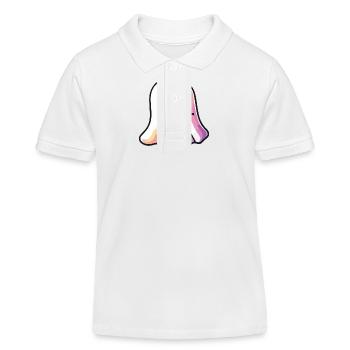 Ghost Halloween Cute - Kids Organic Polo Shirt by Stanley/Stella - white - Front